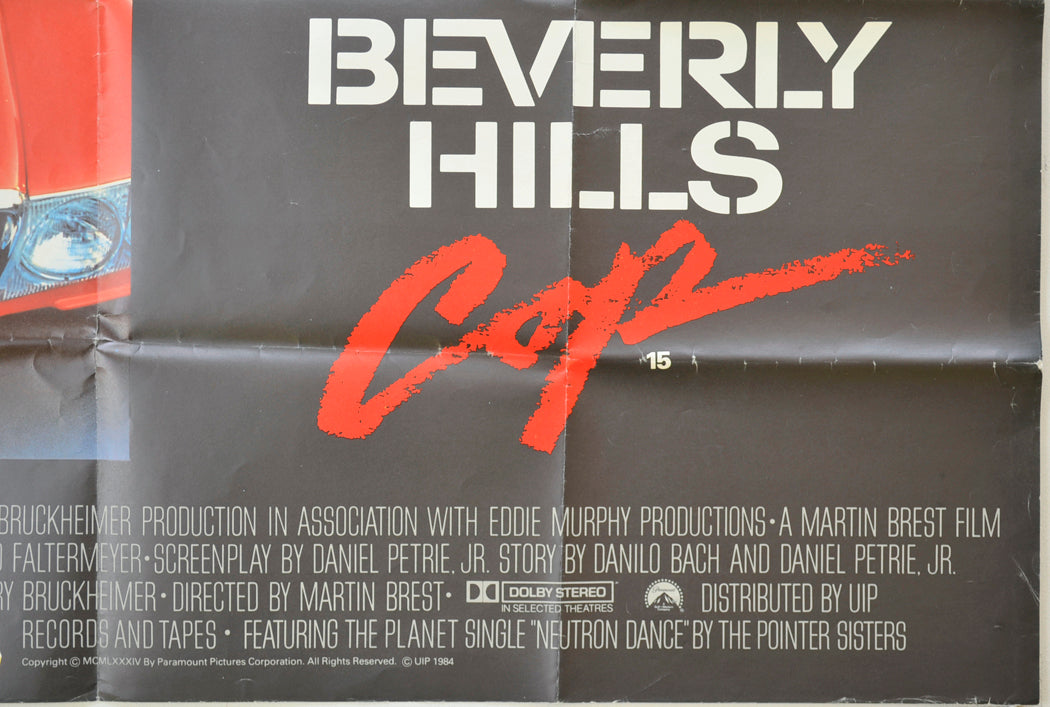 BEVERLY HILLS COP (Bottom Right) Cinema Quad Movie Poster 