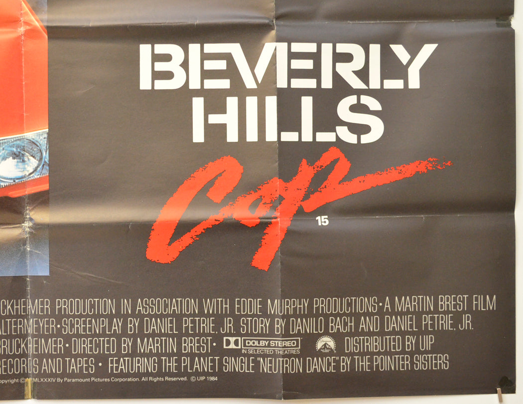 BEVERLY HILLS COP (Bottom Right) Cinema Quad Movie Poster 