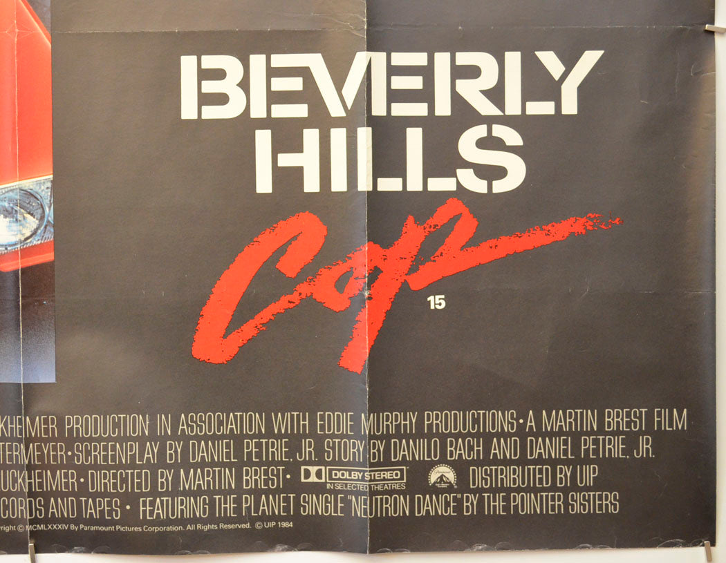 BEVERLY HILLS COP (Bottom Right) Cinema Quad Movie Poster 