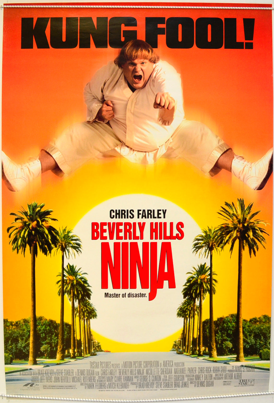 Beverly Hills Ninja Original One Sheet Poster - Film Poster - Movie Poster  