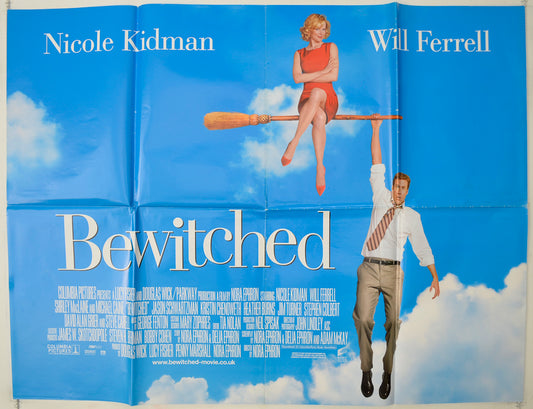 Bewitched   Original Quad Poster - Film Poster - Movie Poster 