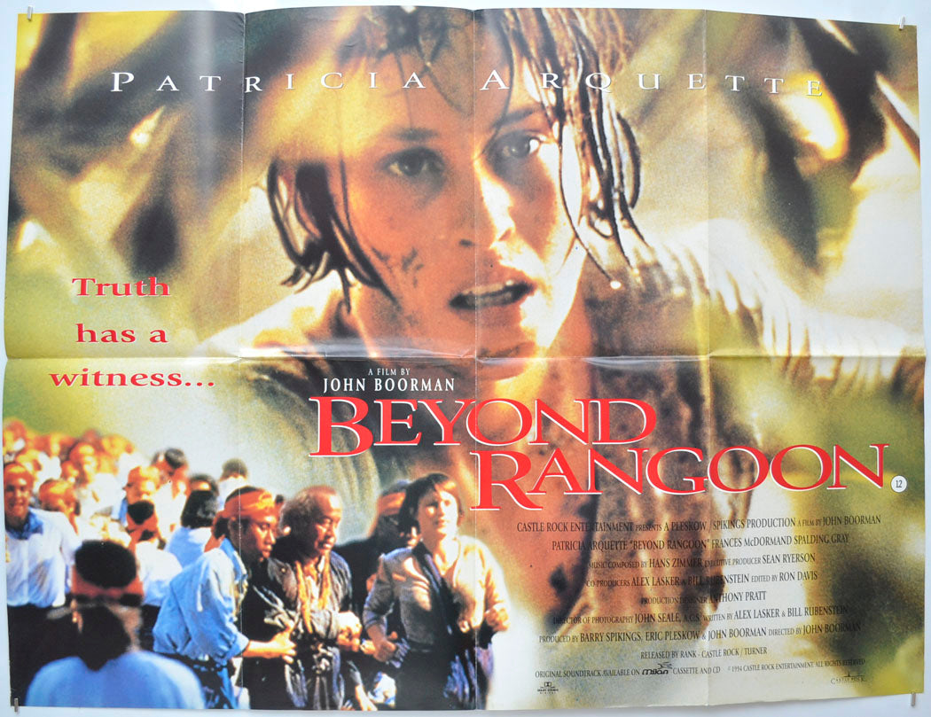 Beyong Rango O “Beyond Rangoon” Original Quad Poster - Film Poster - Movie Poster ...
