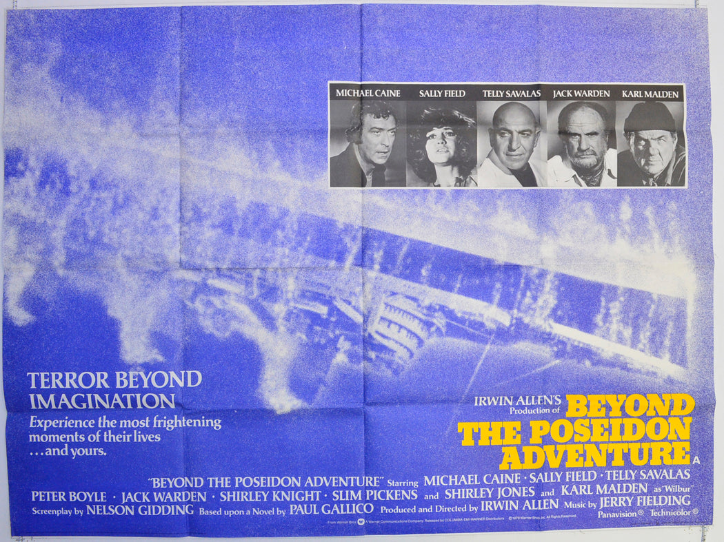 Beyond The Poseidon Adventure  Original British Quad Poster - Film Poster - Movie Poster 