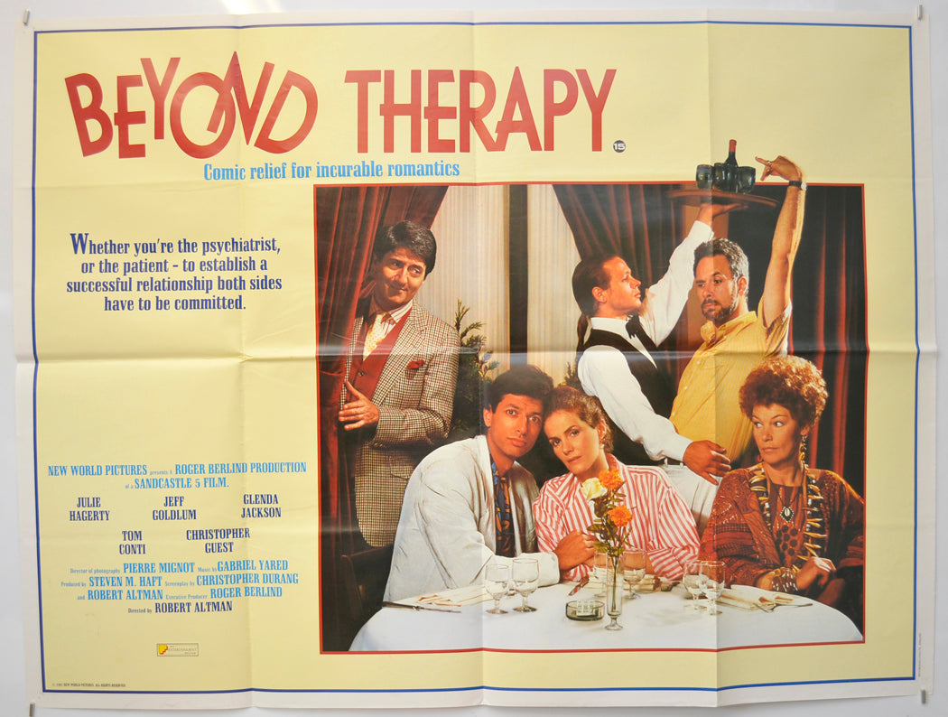 Beyond Therapy Original Quad Poster - Film Poster - Movie Poster  