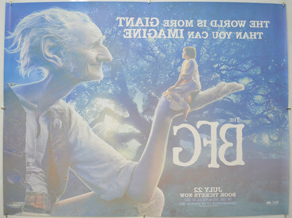 THE BFG (Back) Cinema Quad Movie Poster 