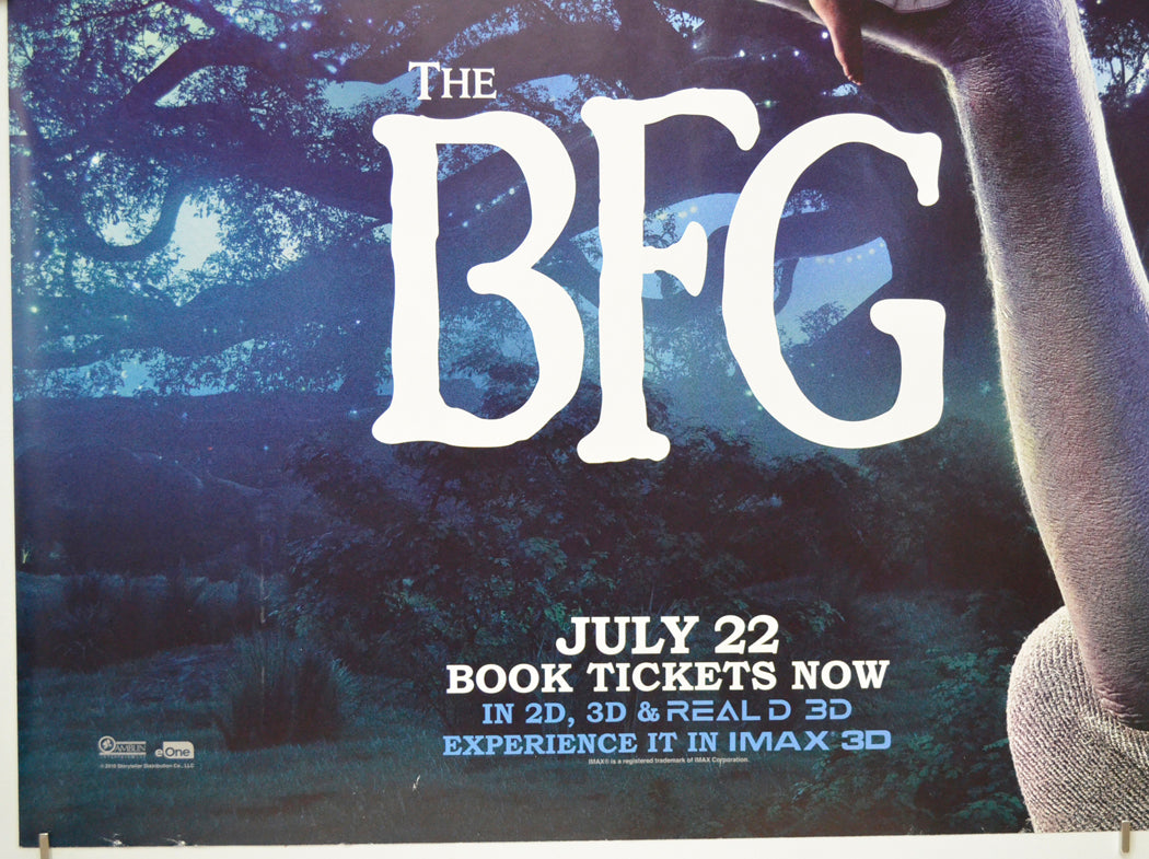 THE BFG (Bottom Left) Cinema Quad Movie Poster 