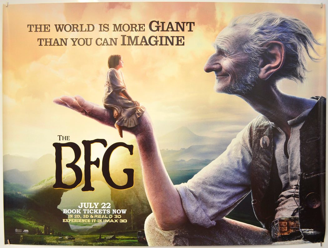 The BFG  (Teaser / Advance Version)   Original Quad Poster - Film Poster - Movie Poster