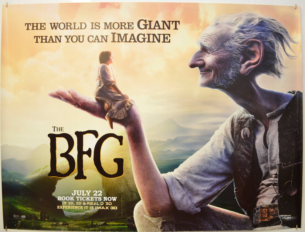 The BFG (Teaser / Advance Version) Original Quad Poster - Film Poster - Movie Poster