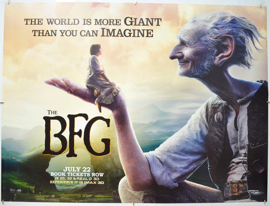 The BFG (Teaser / Advance Version)  Original Quad Poster - Film Poster - Movie Poster