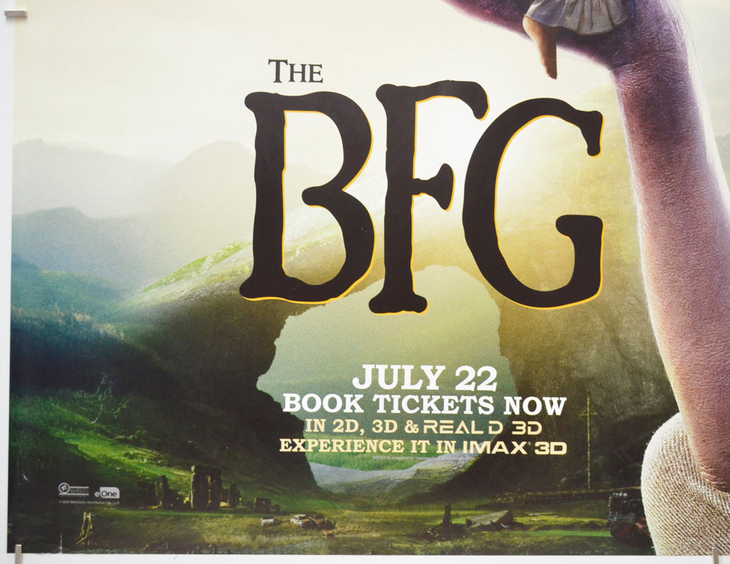 THE BFG (Bottom Left) Cinema Quad Movie Poster 