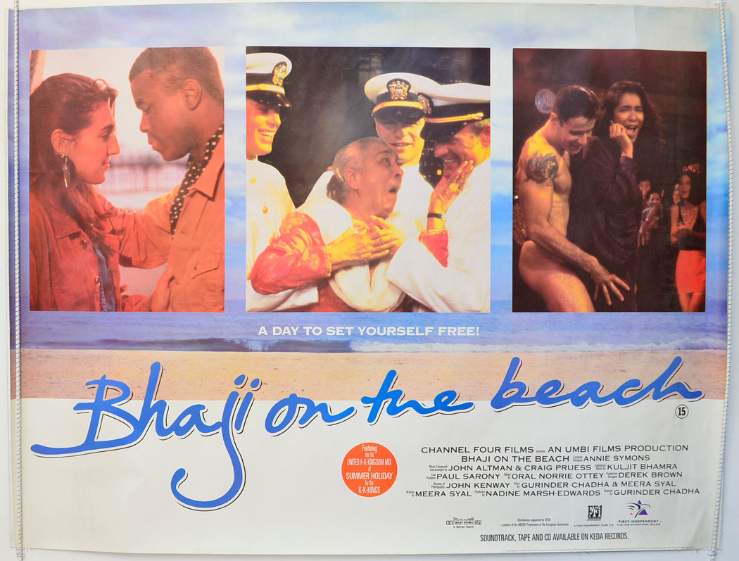 Bhaji On The Beach  Original British Quad Poster - Film Poster - Movie Poster 