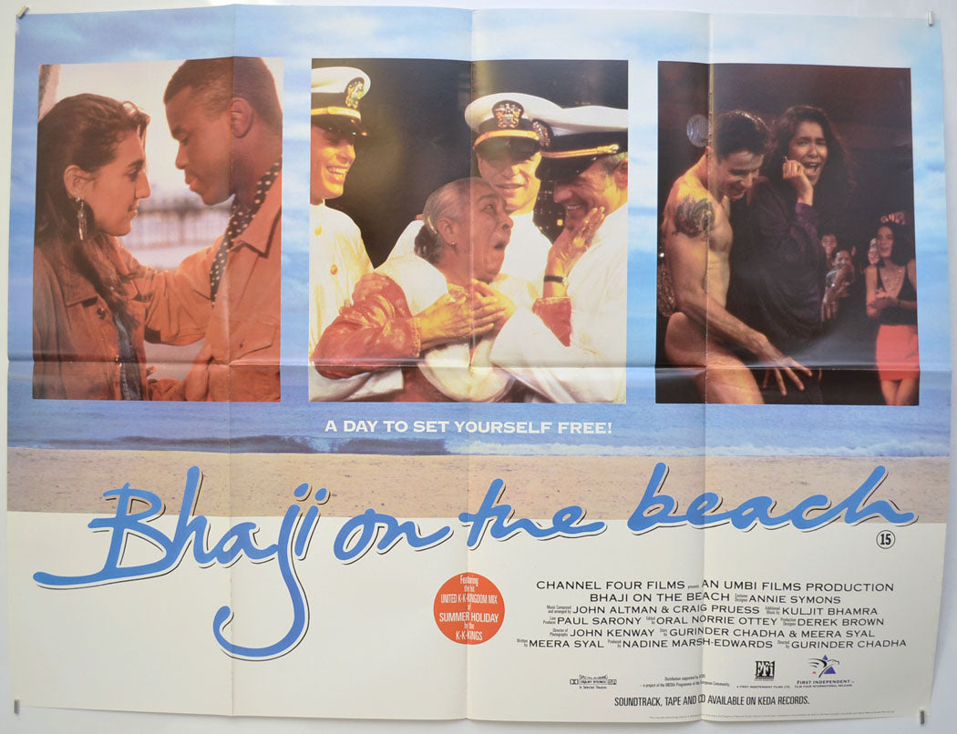 Bhaji On The Beach  Original Quad Poster - Film Poster - Movie Poster