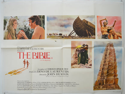 The Bible   Original Quad Poster - Film Poster - Movie Poster 