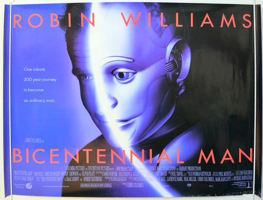 Bicentennial Man Original British Quad Poster - Film Poster - Movie Poster 