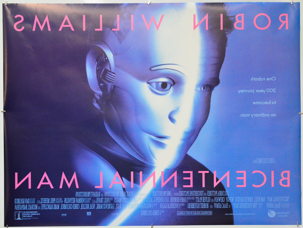 Bicentennial Man (Back) Cinema Quad Movie Poster 