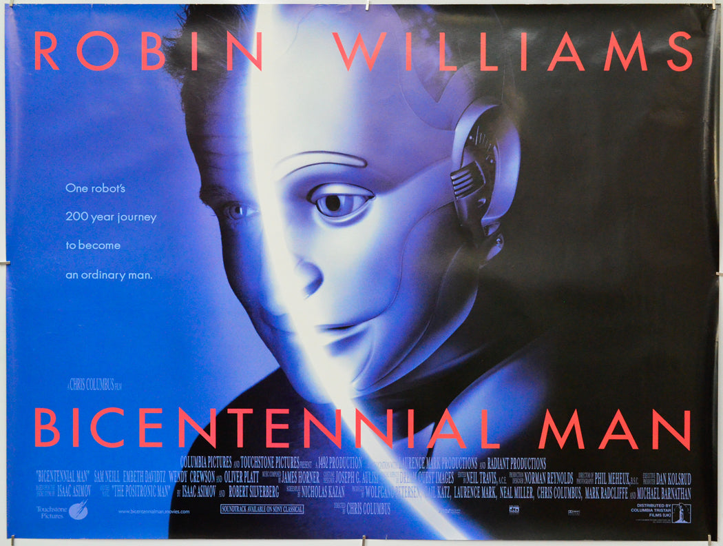 Bicentennial Man - Original Quad Poster - Film Poster - Movie Poster