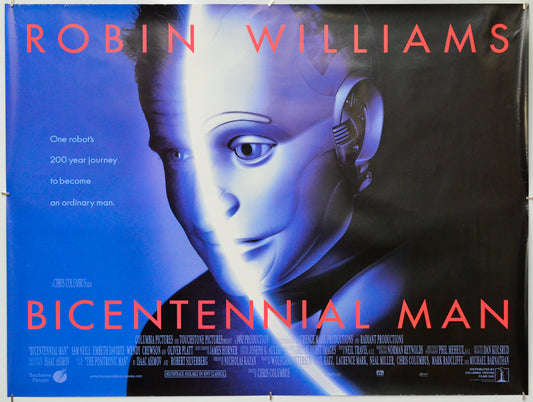 Bicentennial Man - Original Quad Poster - Film Poster - Movie Poster