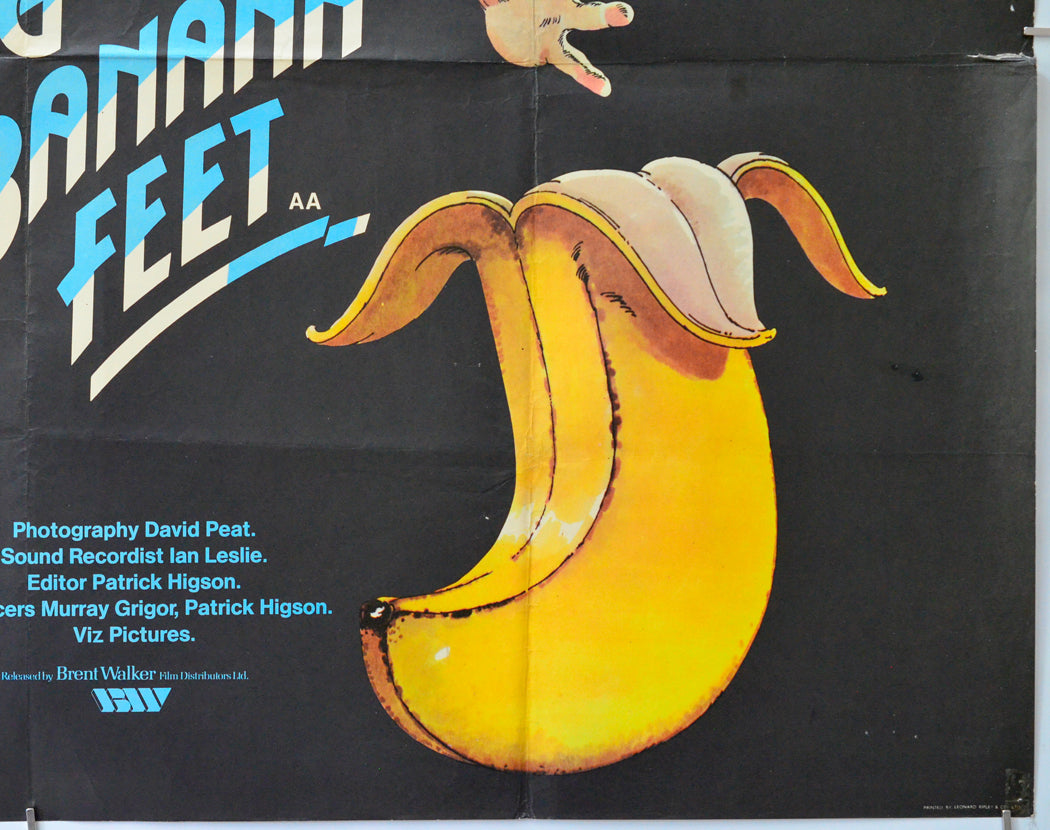 Big Banana Feet (Bottom Right) Cinema Quad Movie Poster 