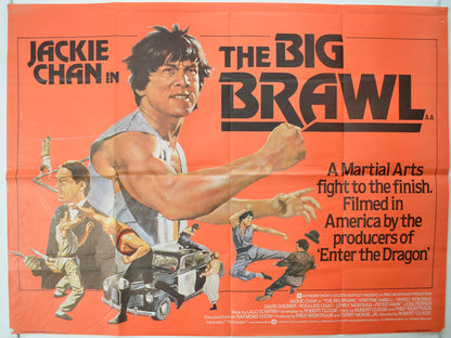 The Big Brawl  (a.k.a. Battle Creek Brawl)  Original Quad Poster - Film Poster - Movie Poster 