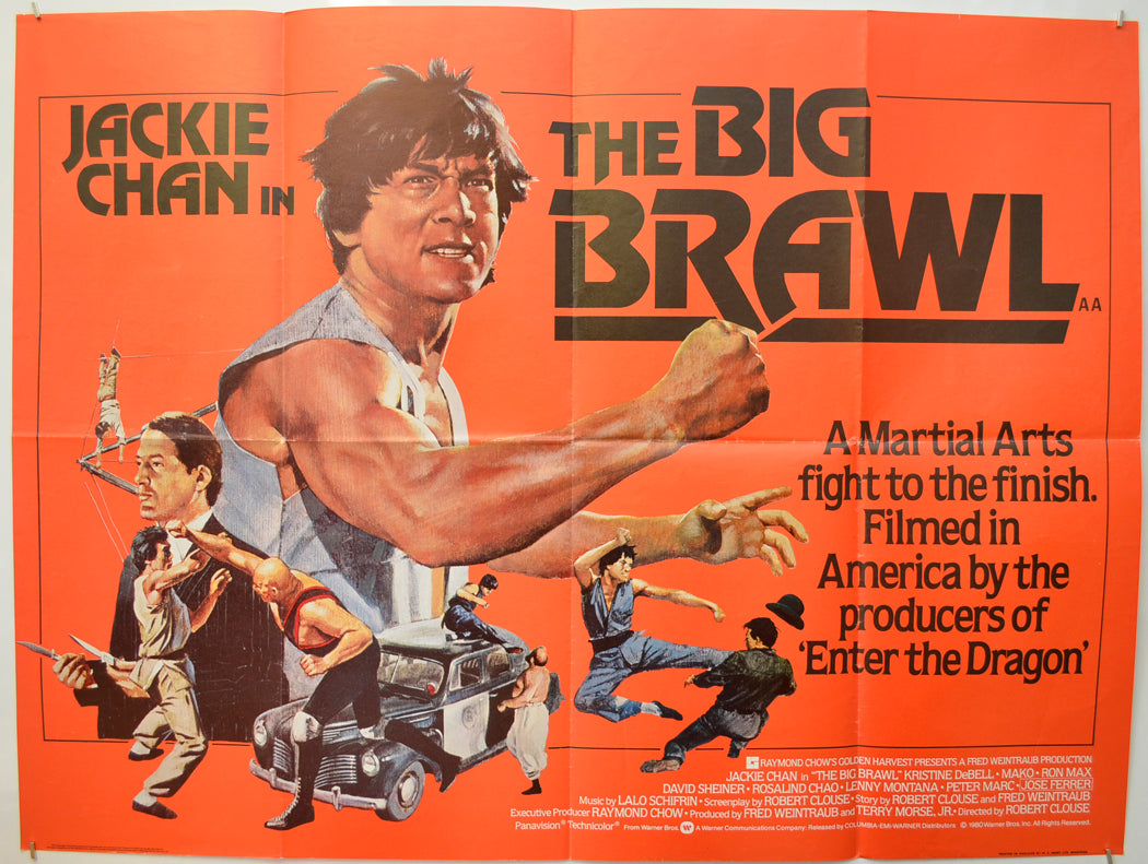 The Big Brawl Original Quad Poster - Film Poster - Movie Poster