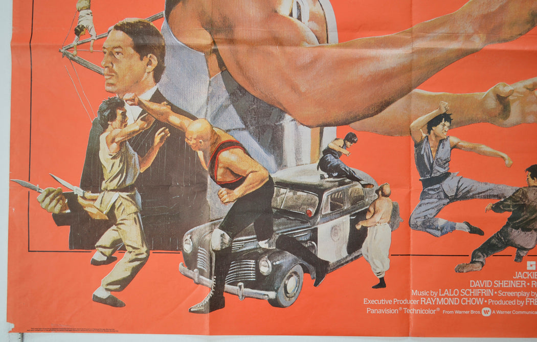 THE BIG BRAWL (Bottom Left) Cinema Quad Movie Poster 