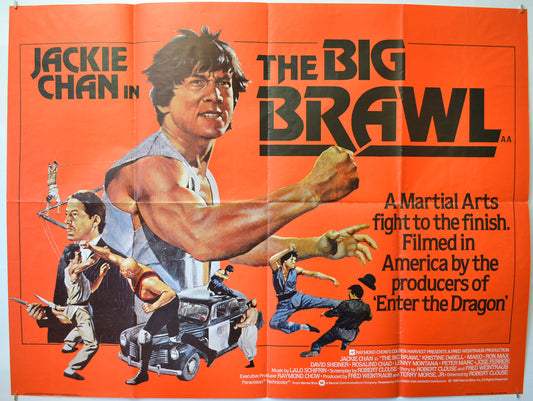 The Big Brawl Original Quad Poster - Film Poster - Movie Poster