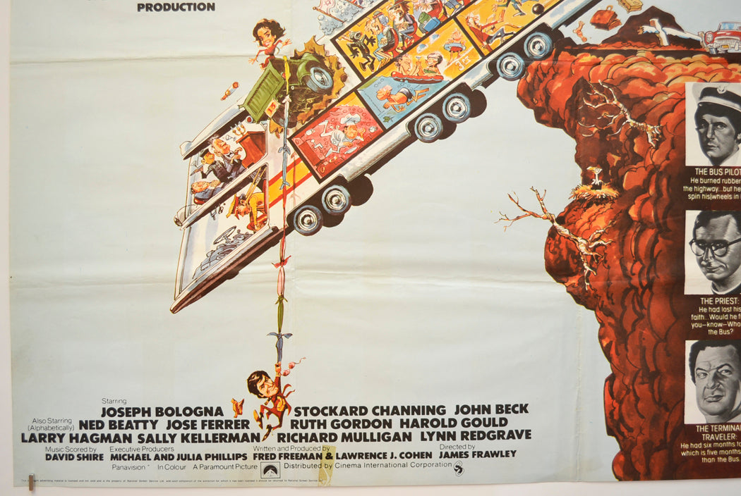 THE BIG BUS (Bottom Left) Cinema Quad Movie Poster 