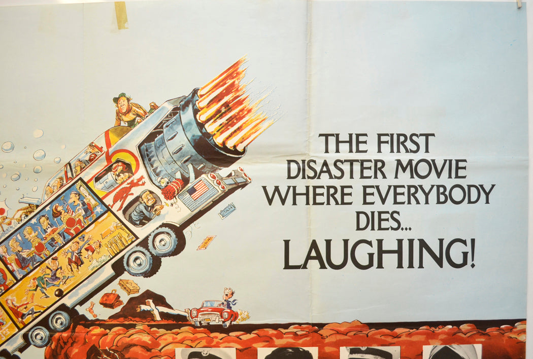 THE BIG BUS (Top Right) Cinema Quad Movie Poster 