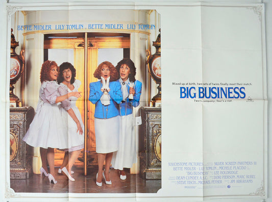 Big Business Original British Quad Poster - Movie Poster