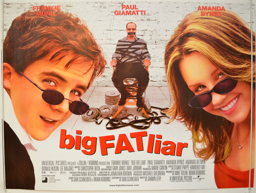 Big Fat Liar Original Quad Poster - Film Poster - Movie Poster  