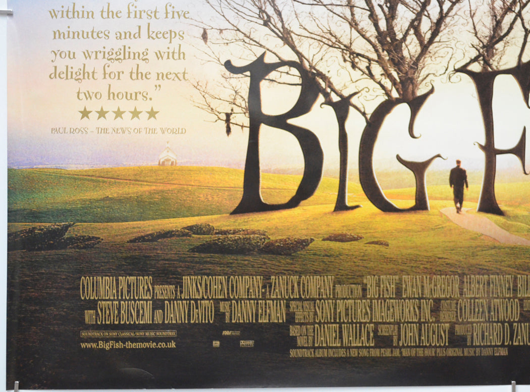 BIG FISH (Bottom Left) Cinema Quad Movie Poster 