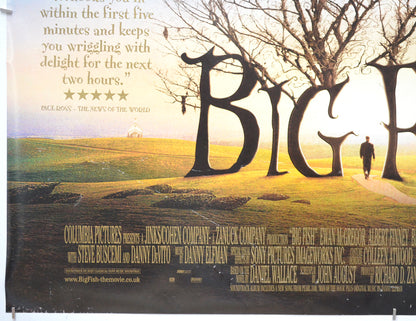 BIG FISH (Bottom Left) Cinema Quad Movie Poster 