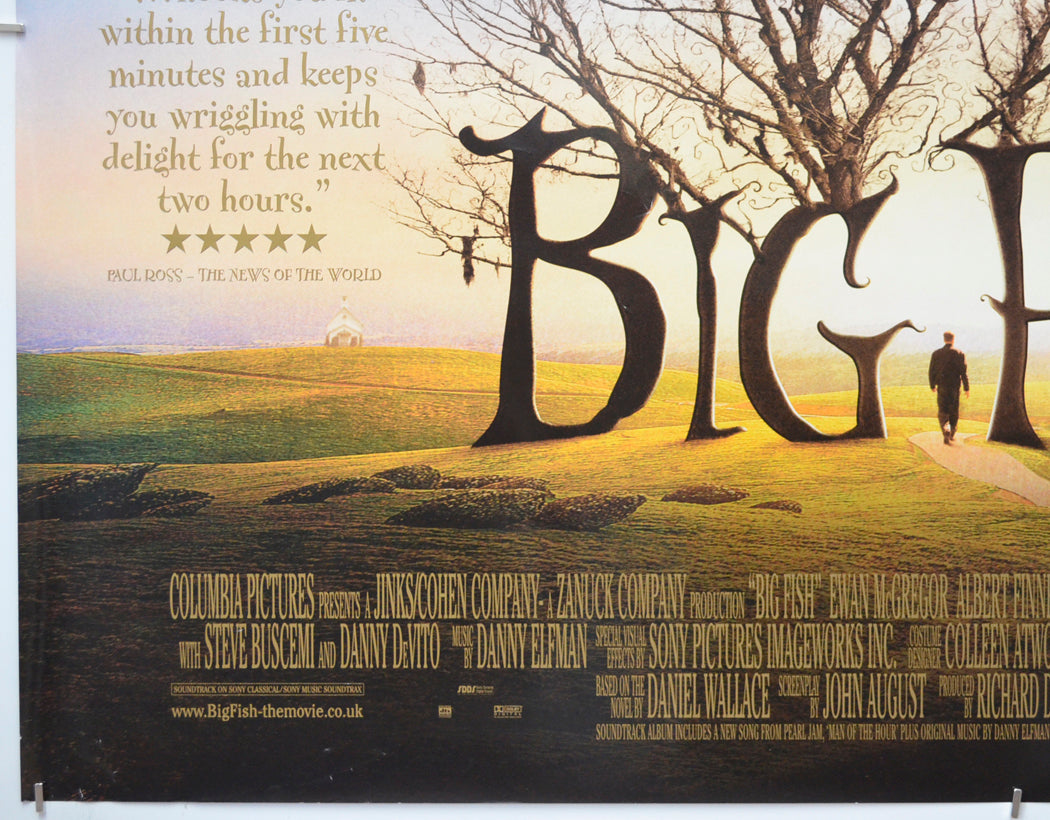 BIG FISH (Bottom Left) Cinema Quad Movie Poster 