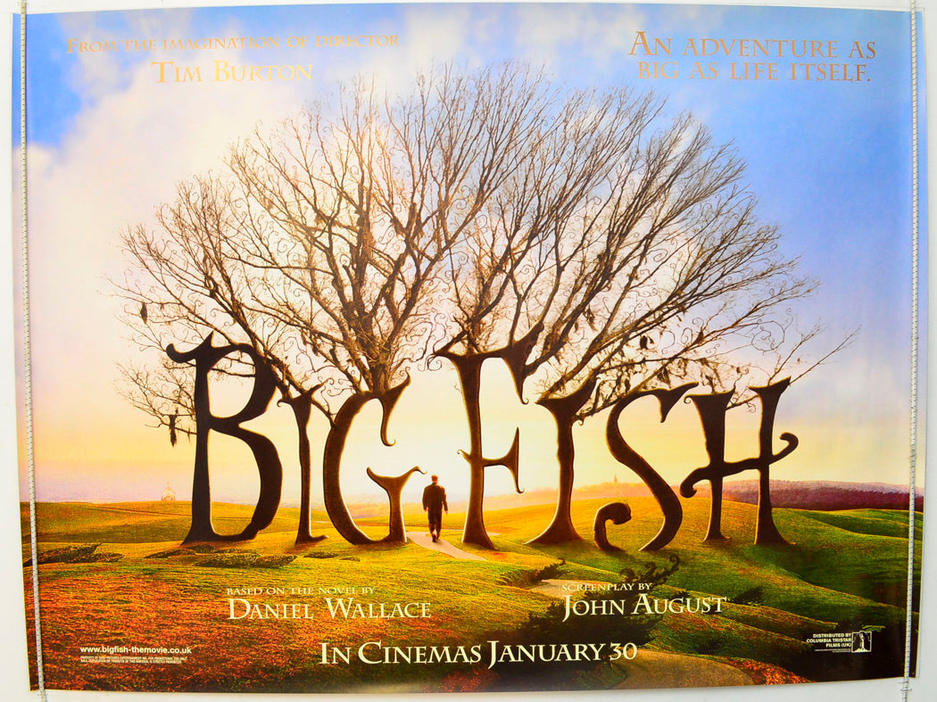 Big Fish   (Teaser / Advance Version) Original British Quad Poster - Film Poster - Movie Poster