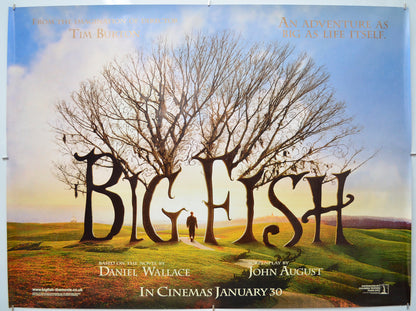 Big Fish (Teaser / Advance Version) Original Quad Poster - Film Poster - Movie Poster