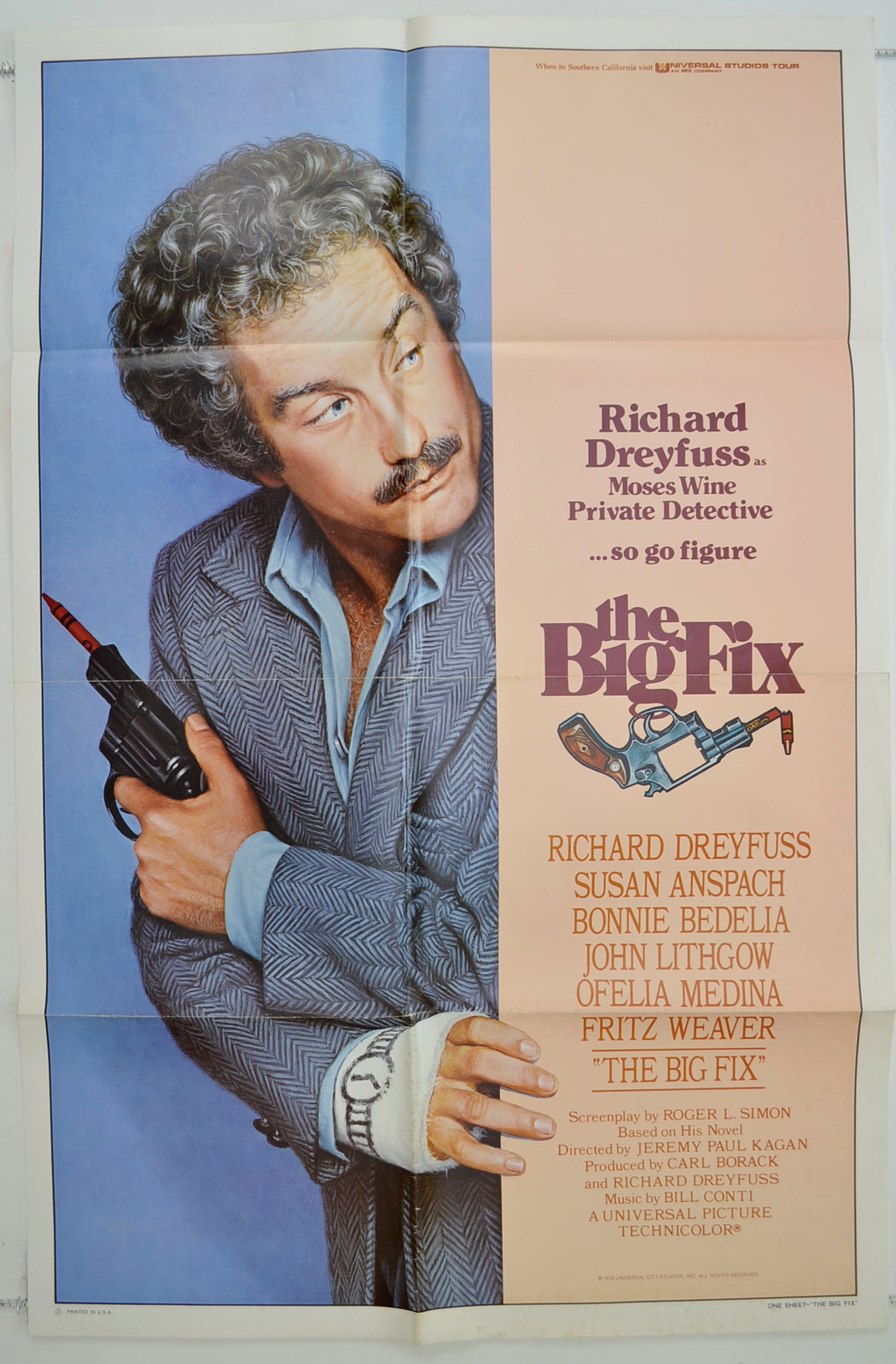 The Big Fix   Original One Sheet Poster - Film Poster - Movie Poster 