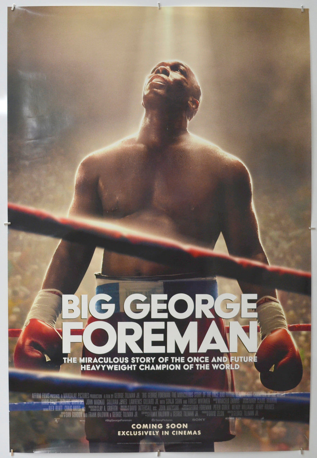 Big George Foreman Original One Sheet Poster - Film Poster - Movie Poster 