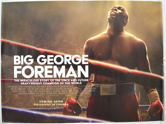 Big George Foreman Original Quad Poster - Film Poster - Movie Poster 