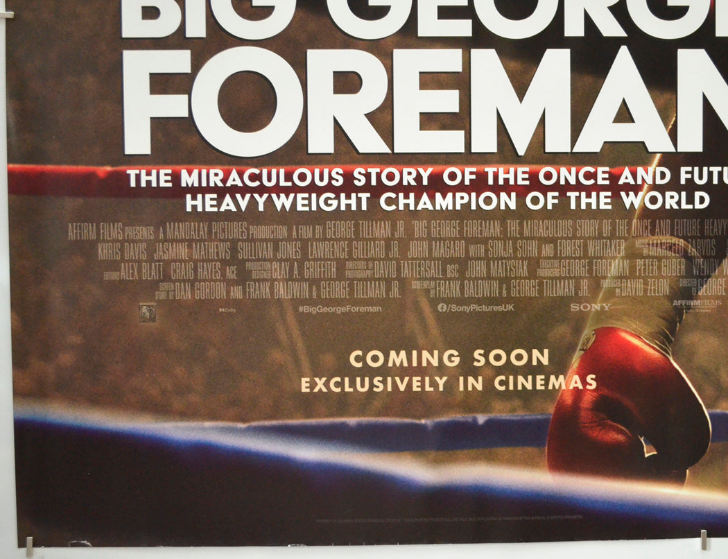 BIG GEORGE FOREMAN (Bottom Left) Cinema Quad Movie Poster 