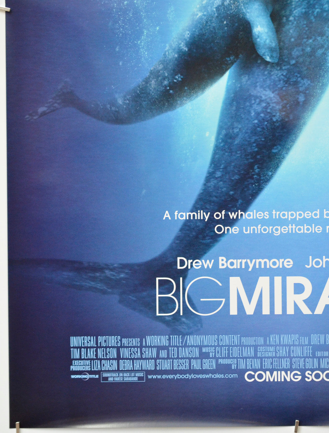 Big Miracle (Bottom Left) Cinema One Sheet Movie Poster 