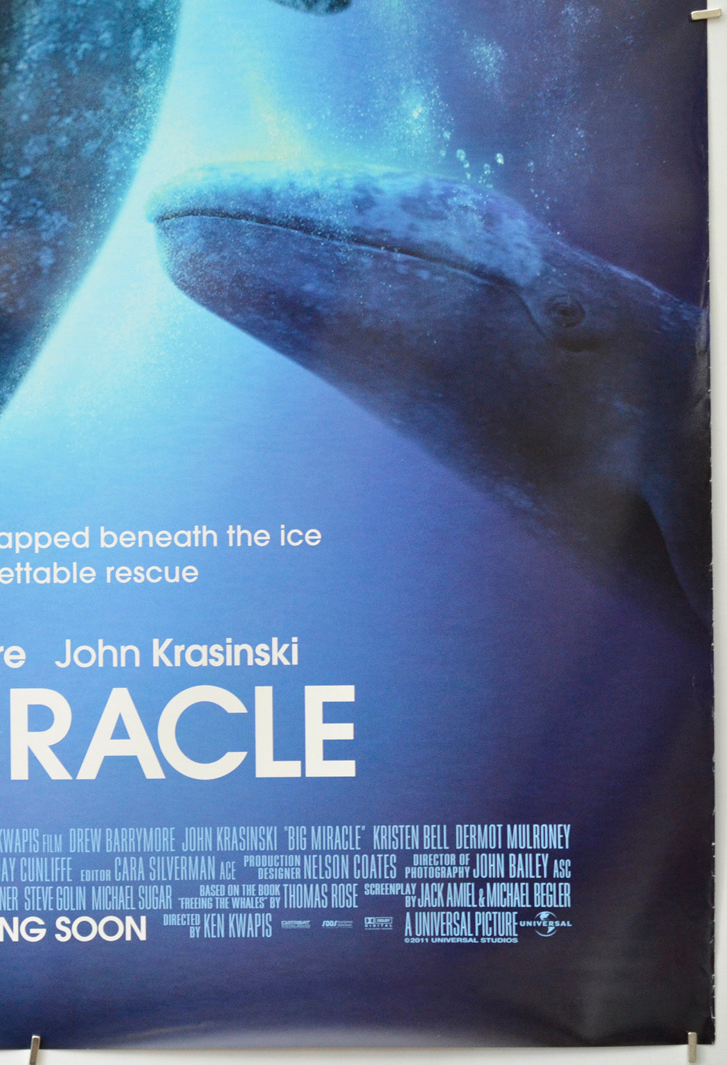 Big Miracle (Bottom Right) Cinema One Sheet Movie Poster 