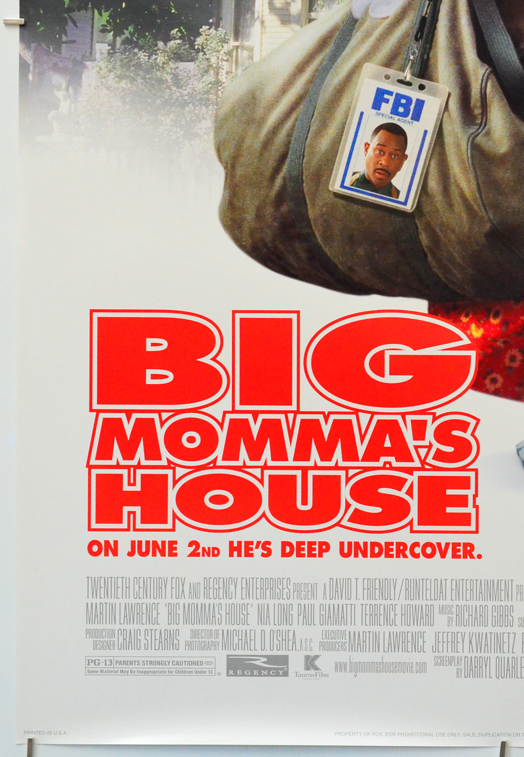 Big Momma’s House (Bottom Left) Cinema One Sheet Movie Poster 