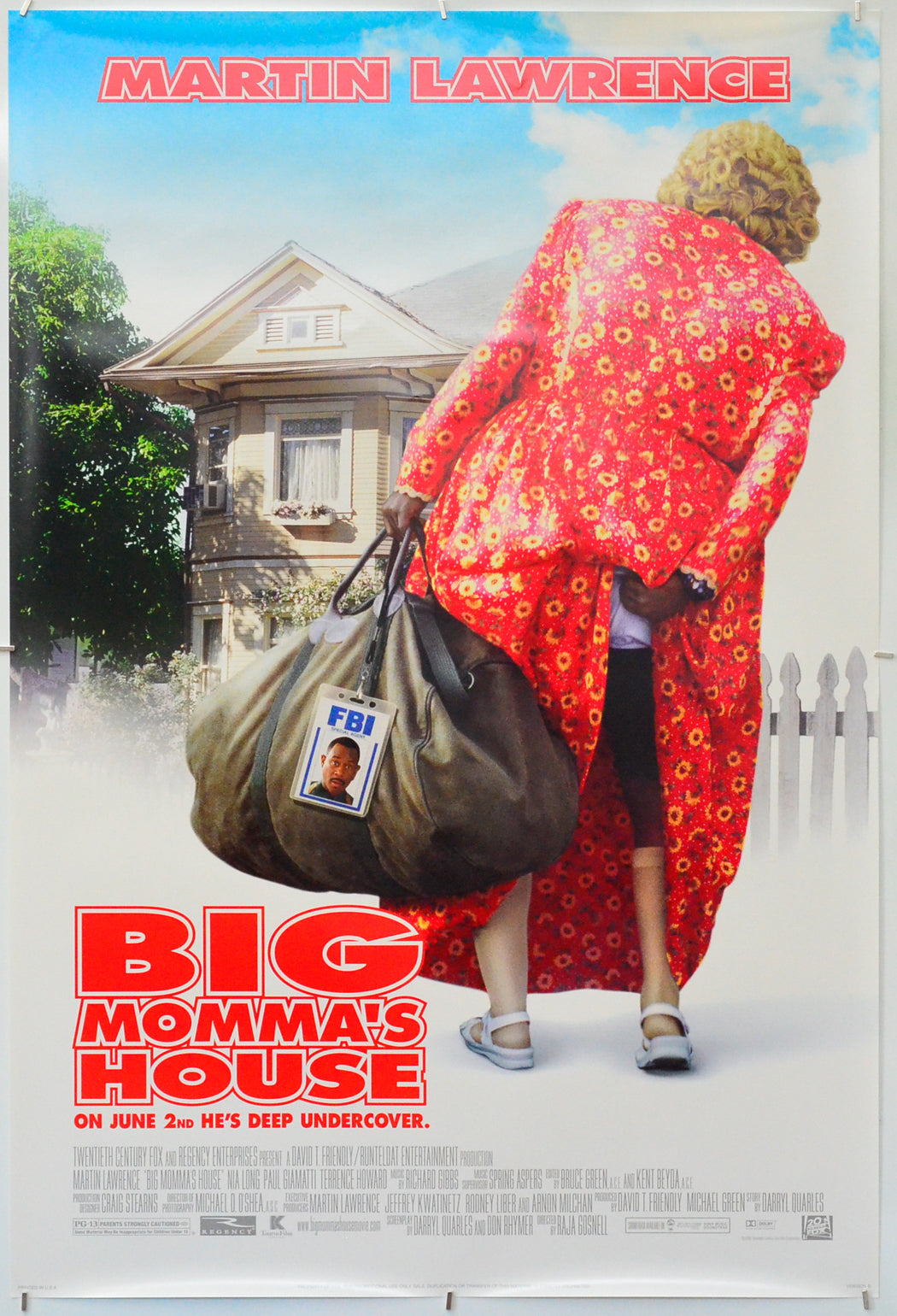 Big Momma’s House - Original One Sheet Poster - Film Poster - Movie Poster 