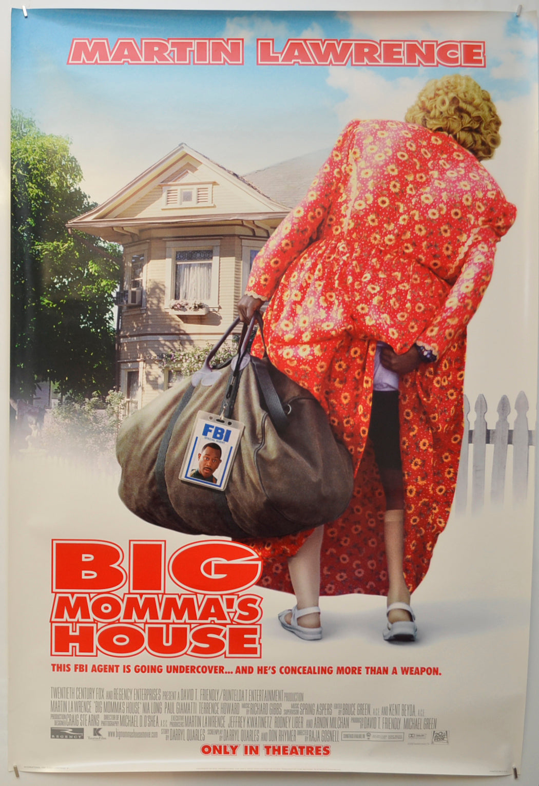 Big Momma's House  Original One Sheet Poster - Film Poster - Movie Poster