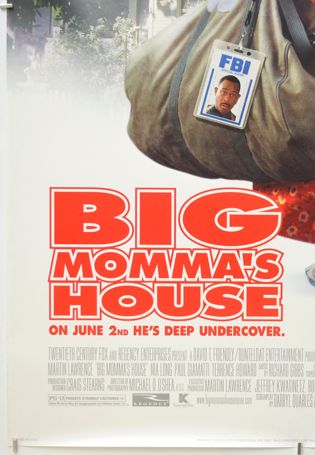 BIG MOMMA’S HOUSE (Bottom Left) Cinema One Sheet Movie Poster 