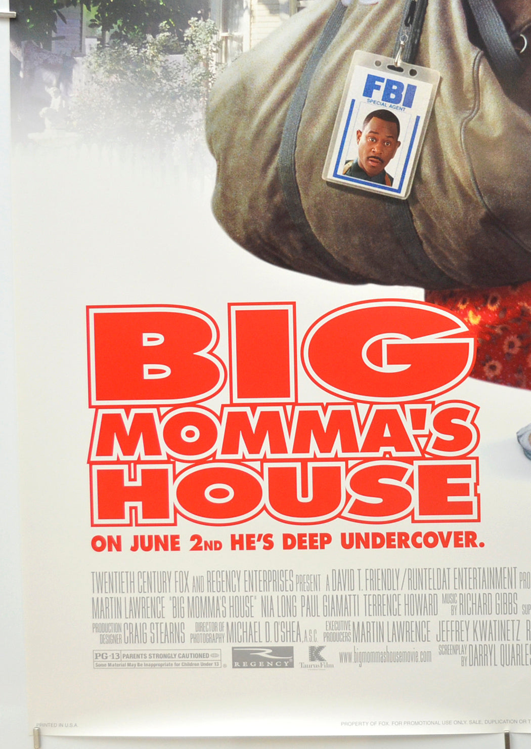 BIG MOMMA’S HOUSE (Bottom Left) Cinema One Sheet Movie Poster 