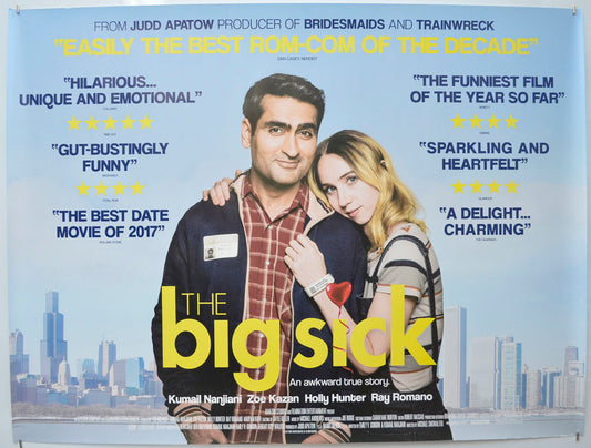 The Big Sick  Original Quad Poster - Film Poster - Movie Poster