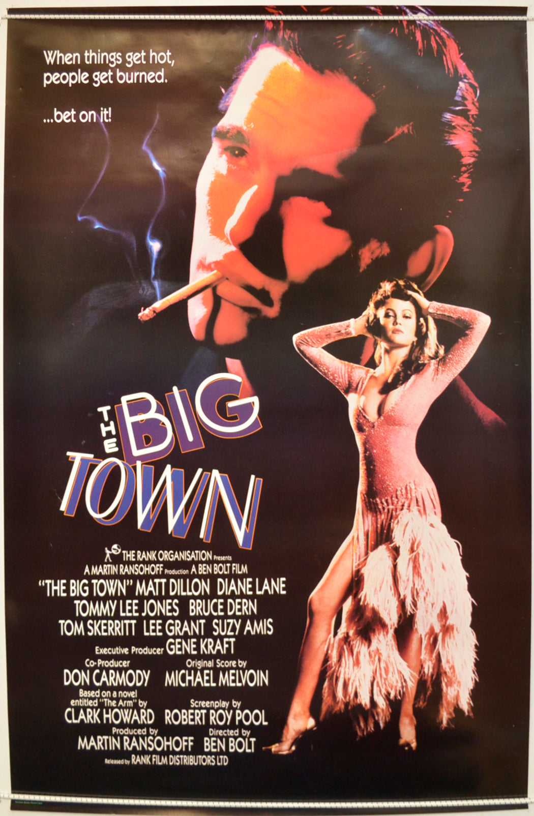 The Big Town  Original One Sheet Poster - Film Poster - Movie Poster 