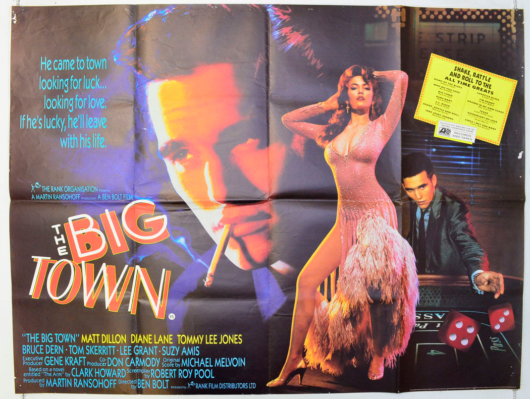 The Big Town Original British Quad Poster - Film Poster - Movie Poster 