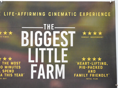 THE BIGGEST LITTLE FARM (Top Right) Cinema Quad Movie Poster 